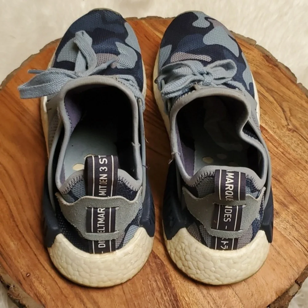 Adidas NMD XR1 Blue Camo Sneakers Size 6